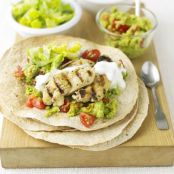 Lime & Pepper Chicken Wraps