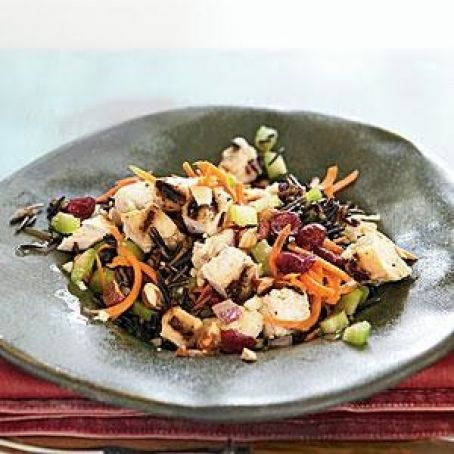 Chicken and Wild Rice Salad with Almonds
