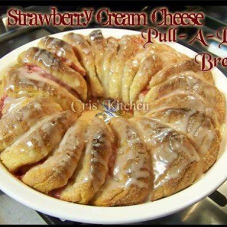 STRAWBERRY CREAM CHEESE PULL-A-PART BREAD