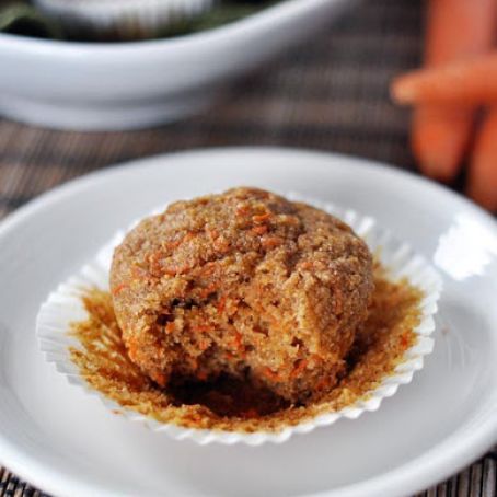 Healthy Applesauce Carrot Muffins