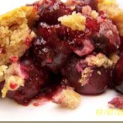 Cherry Cobbler with a Triple Crust
