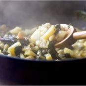 RED CHARD, POTATO & WHITE BEAN RAGOUT