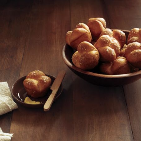 Parker House Rolls With Sea Salt