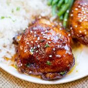SLOW COOKER HONEY GARLIC CHICKEN