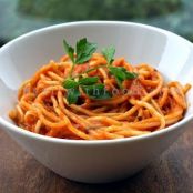 Angel Hair Pasta with Tomato Sauce