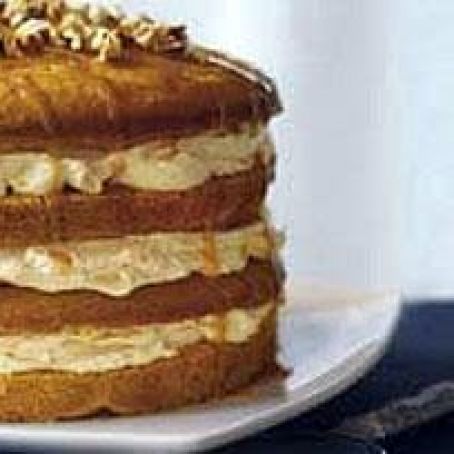 Luscious Four-Layer Pumpkin Cake