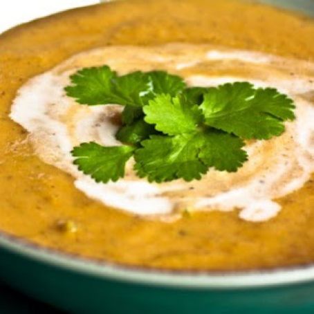 Thai Pumpkin Soup with Coconut Milk