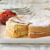 Cocoa Cannoli Cake Recipe