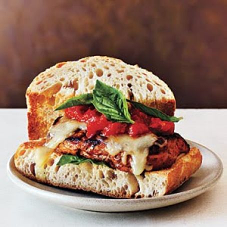 Chicken Parmesan Burgers