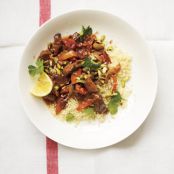Slow Cooker Lamb Tagine with Olives and Apricots