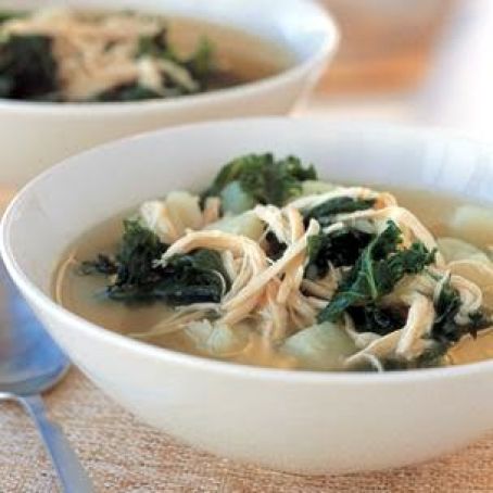 Chicken Soup with Kale