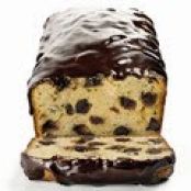 Banana Bread With Chocolate Chips and Chocolate Glaze