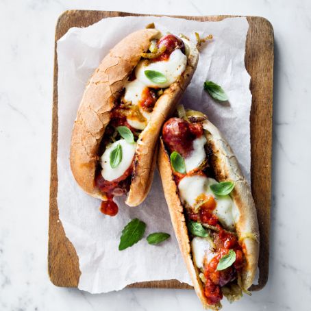 Sausage-and-Fennel Parm Heroes