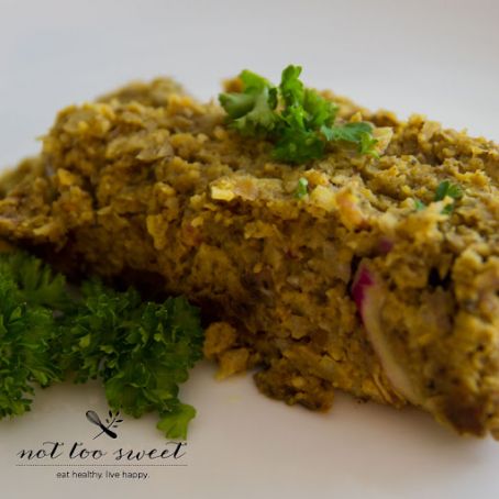 Chickpea and Portobello “Meat”loaf