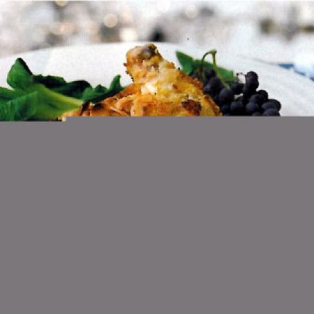 Almond-Crusted Chicken Stuffed with Apricot and Brie