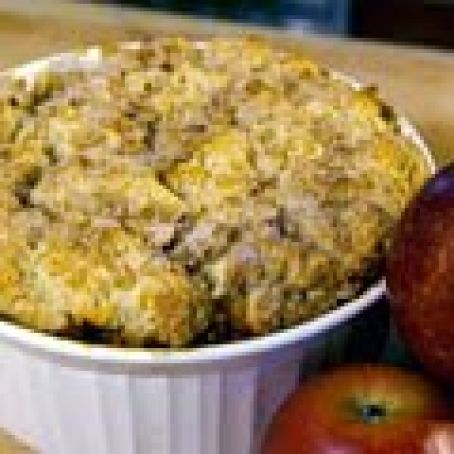 Bourbon Apple Cobbler