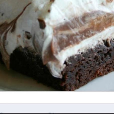Whipped Topping Cream Cheese Brownie