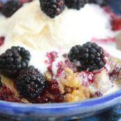 Slow-Cooker Sweet Cornbread Blackberry Cobbler