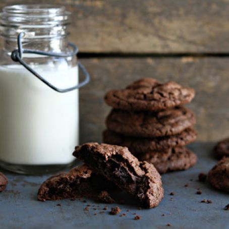 Chocolate Chocolate Chip Cookies