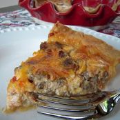 Rotel Sausage Quiche
