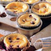 Cheesecake Cupcakes with Blueberries