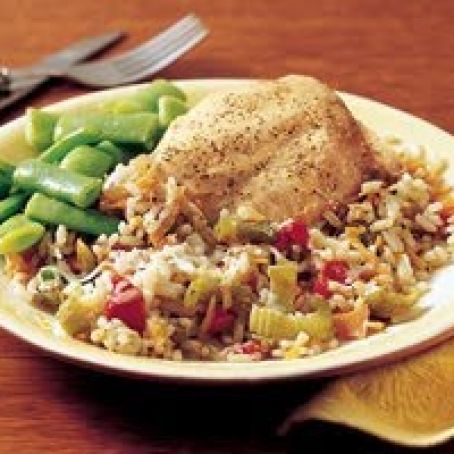 Slow Cooker Italian Turkey-Rice Dinner