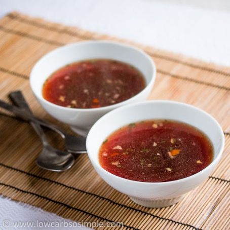 Fat Burning Soup -- Great for the Flu Too! (Dairy-Free) | Low-Carb, So Simple -- gluten-free, sugar-free recipes with 5 ingredients or less Low-Carb, So Simple