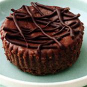 Mini Bittersweet Chocolate Cheesecake