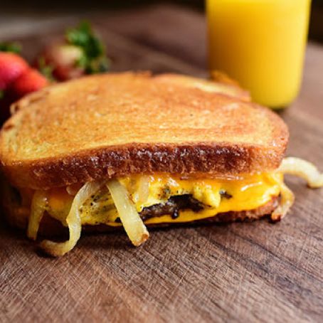Breakfast Patty Melt