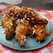 Smoked Honey-Mustard Chicken Wings