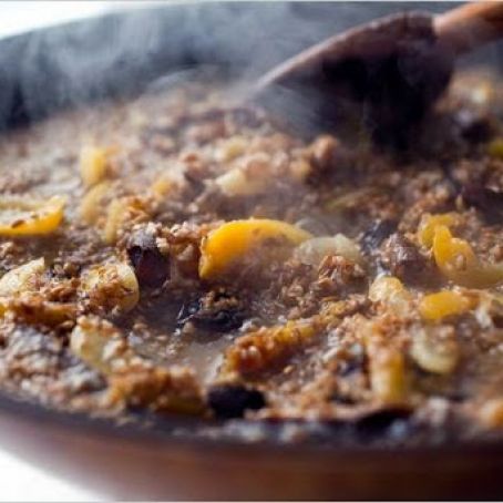 BULGAR PILAF w/DRIED FRUIT & NUTS