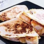 Cheesy Shrimp Tortillas