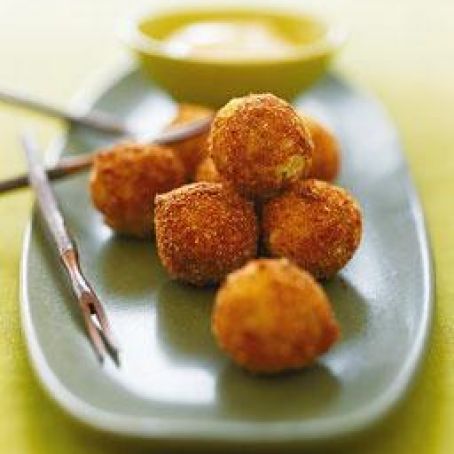Potato Croquetas with Saffron Alioli