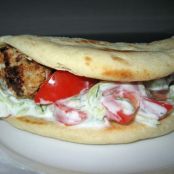 Greek Meatballs (Keftedes) in Pitas with Tzatziki on Closet Cooking