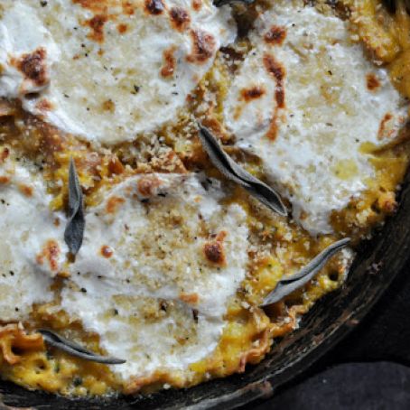 Butternut Squash Skillet Lasagna