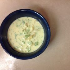 Broccoli Noodle Cheese Soup