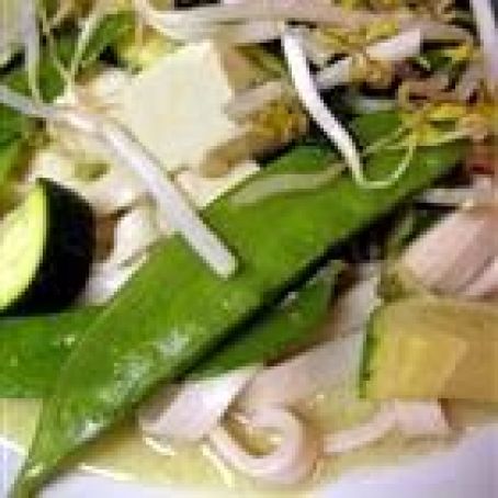 Green Curry Tofu (or Chicken)