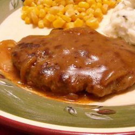 Salisbury Steak with Onions and Gravy