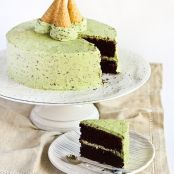Mint Chocolate Chip Cake
