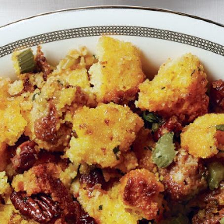 Cornbread, Chorizo, Cherry, And Pecan Stuffing