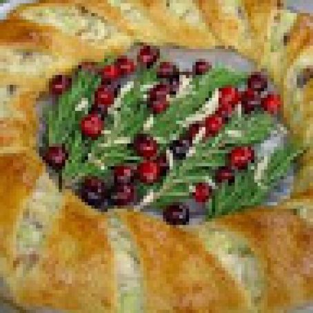 Turkey Cranberry Wreath