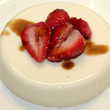 Panna Cotta with Fresh Berries