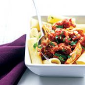 Rigatoni with Sausage and Artichoke