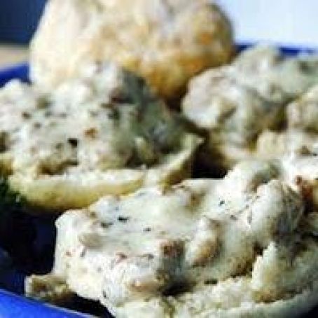 Biscuits with Sausage Gravy