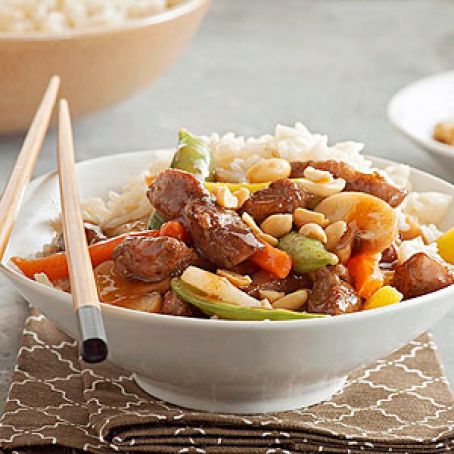 Jamaican Pork Stir Fry