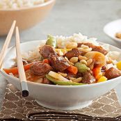 Jamaican Pork Stir Fry