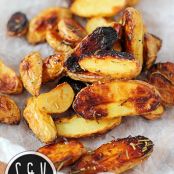 Salt and Vinegar Potatoes with Rosemary and Thye
