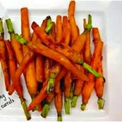 Roasted Carrots with honey mustard
