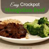 Easy Crockport Mongolian Beef