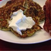 Zucchini Pancakes and Coconut Yogurt (Paleo)